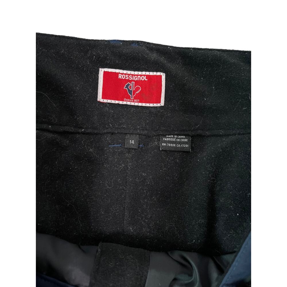 Rossignol Eclipse Navy Blue Ski Insulated Snow Pants Kid's Unisex Size 14 - Picture 5 of 12